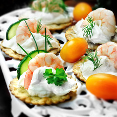 Seafood Canapes