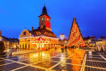 Brasov, Romania. Christmas market.