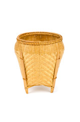 Vintage weave wicker basket