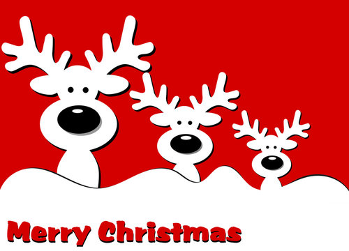 Fototapeta Christams Reindeers