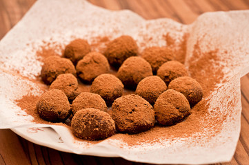 chocolate truffles