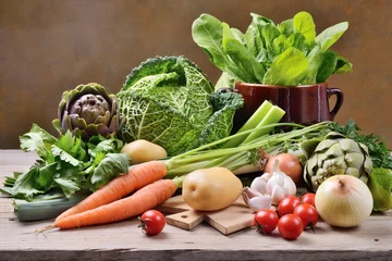 Foto op Plexiglas Gemengde groenten © fabiomax