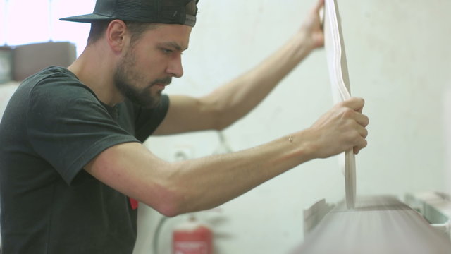 Making of Longboard Deck