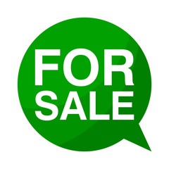 Green Speech Bubble for sale