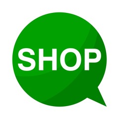 Green Speech Bubble shop