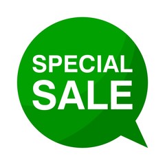 Green Speech Bubble special sale