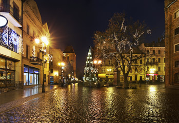 Fototapeta na wymiar Market Square in Torun. Poland