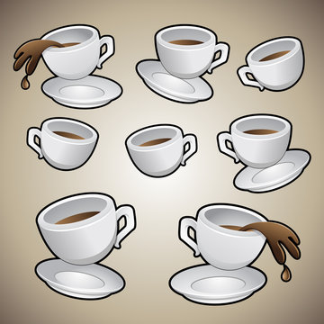 Coffee Cups Set