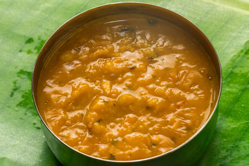 インド風　豆のカレー Curry of the Indian dish bean