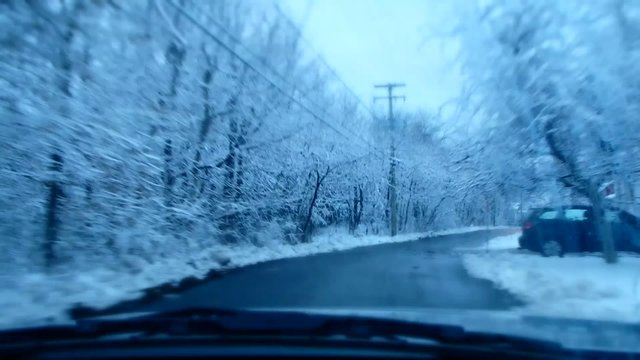 auto en hiver