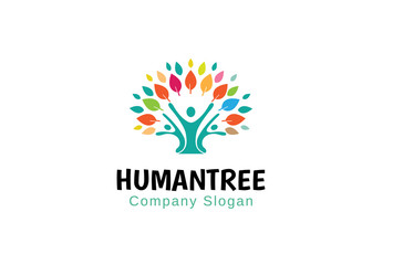 Human Tree Design Illustration