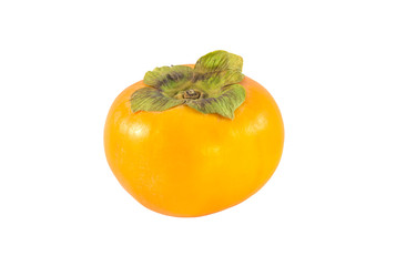 persimmon on white background