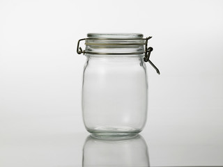 clear container