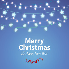 Decoration Christmas light background