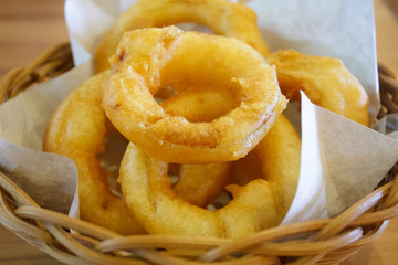 Fried onion rings