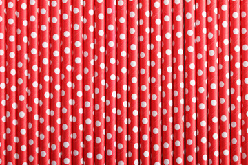 colorful paper straw background.