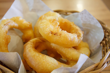 Fried onion rings