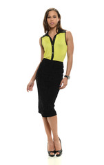 Fototapeta premium Young businesswoman standing