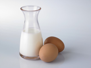 milk and egg