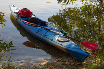 Kayak in open water.