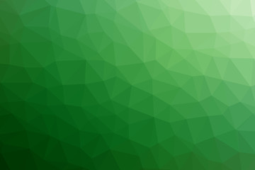 green abstract background of triangles low poly