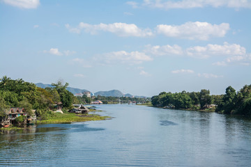 River Kwai.  Kanchanaburi of Thailand.