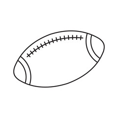 Rugby line icon