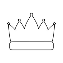 Crown line icon