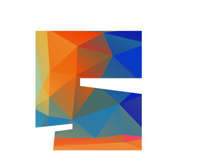 Fototapeta premium five number alphabet letter in skyscraper shape