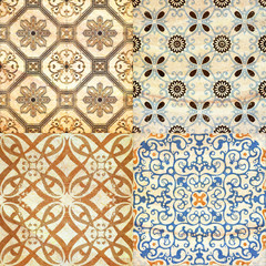 Decorative brown sand stone tile background