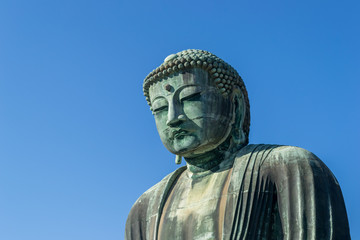 The Great Buddha of Kotokuin Temple , Kamakura in Japan