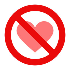 No love sign