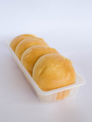 Bread stuffed with custard filling