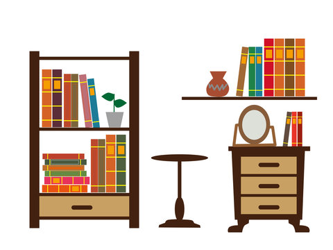 本棚とインテリア家具