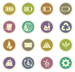 eco energy icons