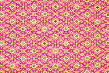 vintage style of tapestry flowers fabric pattern background