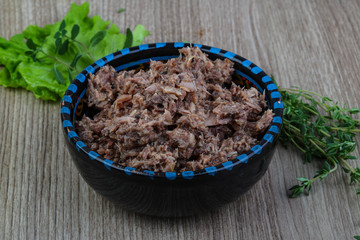 Canned tuna
