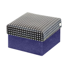 gift silk box isolated on white background