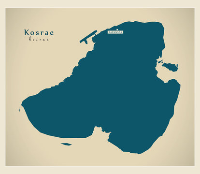 Modern Map - Kosrae FM