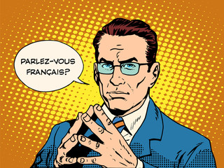 Do you speak French translator language course © studiostoks