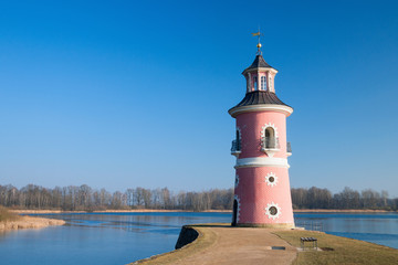 Leuchtturm von Moritzburg in Sachsen