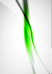 Abstract background, blurred wave lines in the air