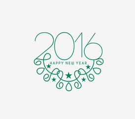 Obraz na płótnie Canvas Happy new year 2016