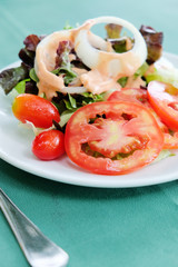 break fast,salad