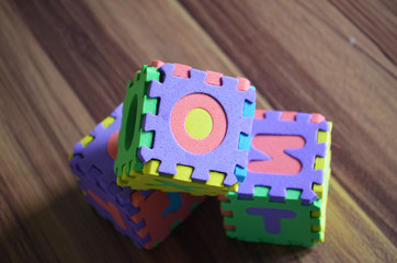 Foam number toys