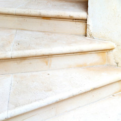 in london  monument old steps and marble ancien line
