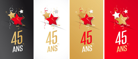 Anniversaire / 45 ans