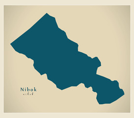 Modern Map - Nibok NR