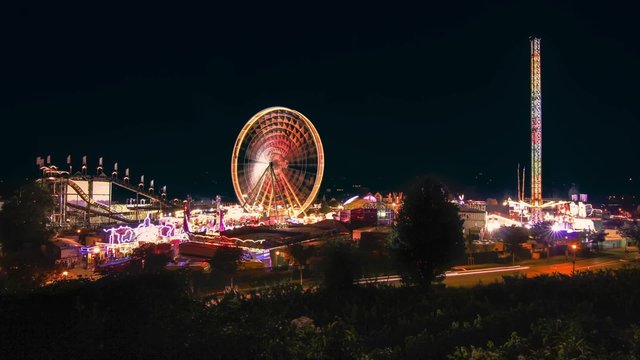 Timelapse of a traditional festival in Germany