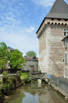 Historic part of the French city Pau